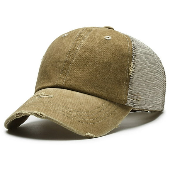 Pavied Baseball Cap Trucker Hat Men And Women Summer Fashion Outdoor Casual Sunscreen Baseball Caps Visors Hats Visor Hats Snapback Hats Khaki One Size