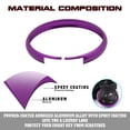 thumbnail image 5 of Xotic Tech Purple Aluminum Alloy Remote Control Key Cover Ring Rim Surrounding Compatible with Mini Cooper JCW R55 R56 R57 R58 R59 R60 R61, 5 of 8