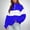 Blue, variant on Women Color Block Half Zip Stand Collar Pullover Sweatshirt, Drop Shoulder Long Sleeve Loose Top With Front Kangaroo Pocket For Spring Autumn Daily Outdoor Travel Wear(Blue,S)
