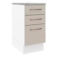 thumbnail image 1 of Mueble de Cocina 40 cm 3 Cajones Blanco/Crema Agata MADESA, 1 of 5