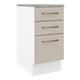 thumbnail image 1 of Mueble de Cocina 40 cm 3 Cajones Blanco/Crema Agata MADESA, 1 of 5