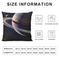 thumbnail image 5 of Qinduosi Space Planet Throw Pillow Covers Nebula Galaxy Universe Outer Space Image Decorative Cushion Case White, 5 of 5