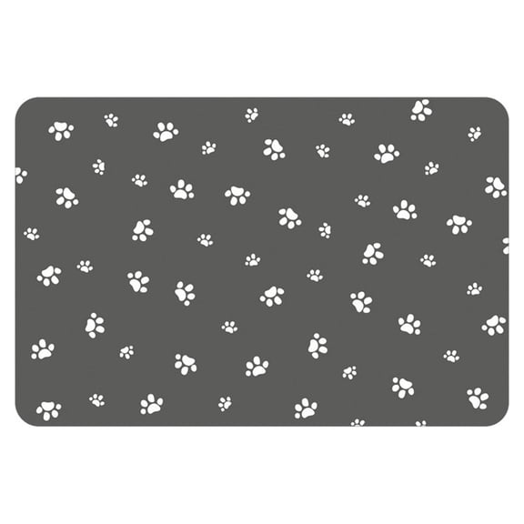 Vikakiooze Pet Feeding Mat Absorbent Dog Food Mat No Stains Dog Mat For Food And Water, Easy Clean Dog Bowl Mat Puppy Supplies Dog Accessories & Products