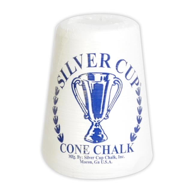 2 Hand Chalk Cones Powder White Talc Chalker for Pool Table Playing Billiards 