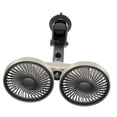 thumbnail image 1 of twisto Double Head Car Cooling Fan USB Car Fan, Angle Adjustable, Easy Installation Professional Multipurpose Auto Cooling Fans Black Gray, 1 of 8