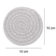 thumbnail image 5 of 6 Piezas Salvamanteles para Macetas Posavasos Tejidos Trenzados Grandes, Posavasos para Tazas con Tejido de Hilo de Algodón, Posavasos para Platos para Olla Caliente, Alfombrilla para Suministros de, 5 of 8