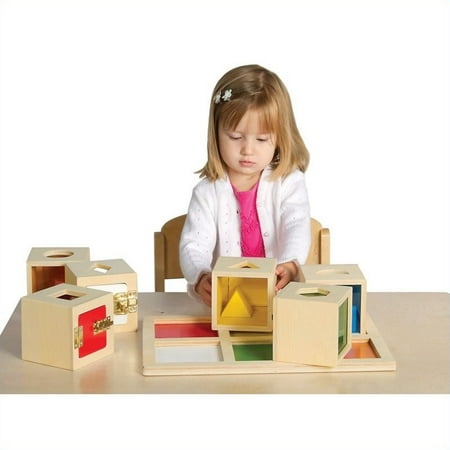 Guidecraft Peekaboo Lock Boxes, Set of 6