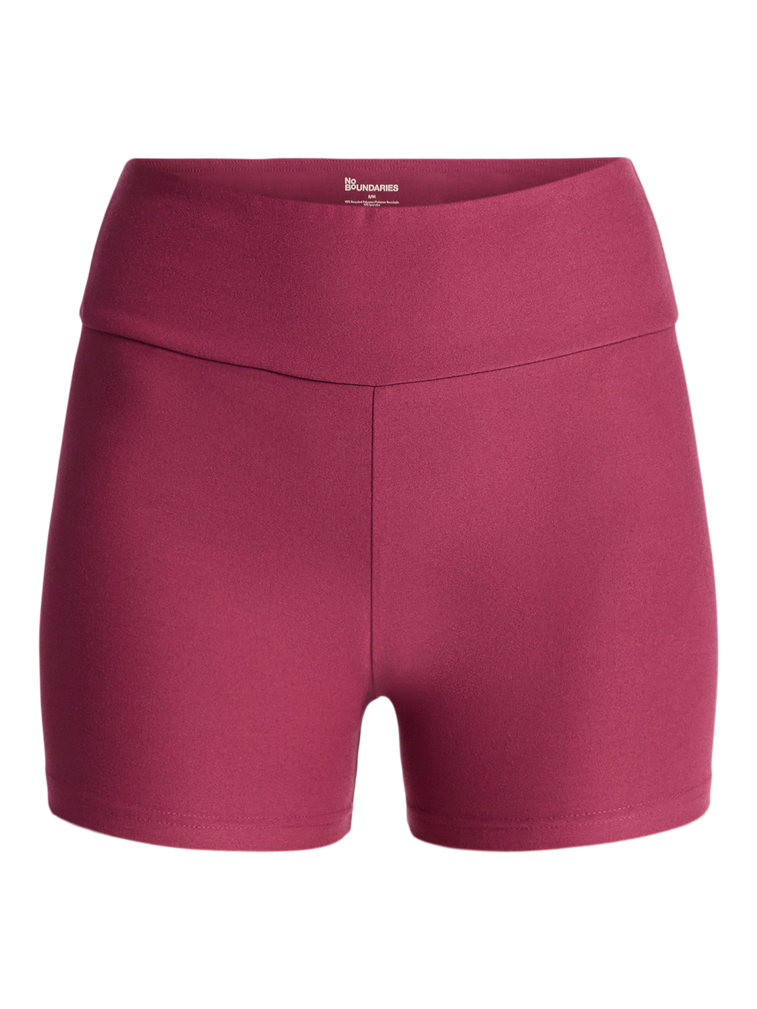 No Boundaries Faux Sueded Jersey Shorty Shorts, 3'' Inseam, Women's XXS-XXL