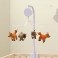 thumbnail image 6 of Bedtime Originals Sleepytime Bear & Fox Musical Baby Crib Mobile Soother Toy, 6 of 8