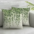 thumbnail image 3 of ONETECH  Green Plants Throw Pillow Cover Green Leaf Decorative Pillowcase Square Farmhouse Country Pillow Case Cushion Covers for Home Bedroom Office Sofa Car Couch Chair Decor, 3 of 5