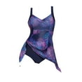 Cuoff Womens Swimsuits Plus Size s for Two Piece Bathing Suit Flowy