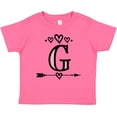 thumbnail image 3 of Inktastic Letter G Monogram Tribal Arrow Girls Toddler T-Shirt, 3 of 5