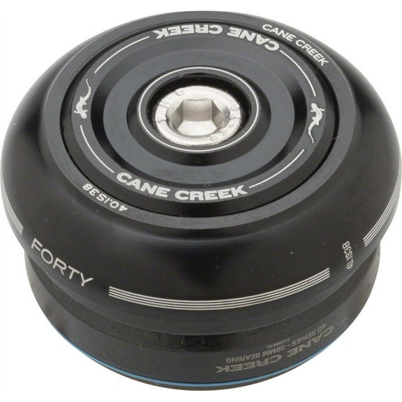 Cane Creek 40 IS38/25.4 IS38/26 Short Cover Headset, Black