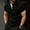 Black, variant on Performance Men's Mesh Panel Polo Shirt Quick Dry Intense Workouts (Mint Green XL)