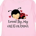 thumbnail image 4 of Inktastic Loved by My Great Grandma Girls Long Sleeve Toddler T-Shirt, 4 of 5