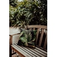 thumbnail image 2 of Mud-Cloth Pillow Covers | Tommy Bahamas Leaf with Black Canvas Back | Throw Pillow | Luxury Décor | Elegant Luxury Décor | Gift for her, 2 of 7