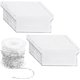 thumbnail image 1 of 20 Pieces Vertical Blind Weights Bottom Slats 89 Mm (3.5 Inch) & 10m Plastic Vertical Blind Chains For Curtain Vertical Blinds Repair Kit, White, 1 of 2