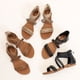 thumbnail image 3 of Sandalias de mujer adecuadas para múltiples escenarios estilo zapatos de playa bohemios planos de encaje estilo romano, 3 of 4