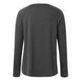 thumbnail image 6 of TYGHBN Women's Casual Long Sleeve T Shirt Crewneck with Side Split Fall Pullover Loose Tunic Tops Long Sleeve Womens Shirts Womens Shirts Long Sleeve Womens Athletic Tops Short Sleeve Workout Top, 6 of 6