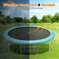 thumbnail image 4 of Exacme Premium Thick Trampoline Pad with Opening, 12 Foot Spring Cover Replacement with Storage Bag, Trampoline Safety Pad Accessory (Seafoam Green), 4 of 8