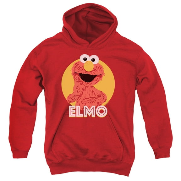 Sesame Street - Elmo Scribble - Youth Hooded Sweatshirt - Medium