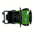thumbnail image 2 of Xuanlur Electric Go Kart for Kids Ages 3-6, Crazy Cart w/4 Non-Slip EVA Wheels, Adjustable Seat, Metal Frame, 4.8 MPH Max Speed, 12V Outdoor Ride on Toy, Folder Go Kart, Bluetooth & Lights, Green, 2 of 7