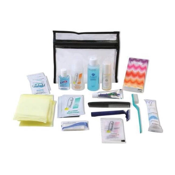 Personal Emergency Hygiene Kit, Plastic 26 Components, 1 People Served 71502