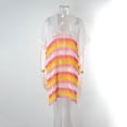 thumbnail image 5 of Taqqpue Women Swimsuit Crochet Swim Cover Up Summer V Neck Bathing SuitVacation Outfits Swimwear Mesh Knit Plus Size Beach Dress, 5 of 10