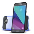 thumbnail image 2 of Galaxy J5 Prime Case, 2-Piece Style Hybrid Shockproof Hard Case Cover With [Premium Screen Protector] + Circlemall And Stylus Pen For Samsung Galaxy J5 Prime - Blue, 2 of 2