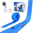 thumbnail image 1 of Pista de carreras Tenndar Flex de 4,5 m, doble cara, azul, 1 of 9