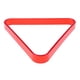 thumbnail image 5 of Mesa de billar resistente, soporte deportivo de 8 bolas, soporte triangular de plástico para billar rojo, 5 of 6