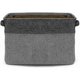 thumbnail image 3 of Closet Storage Bins [3-pack] Foldable Storage Basket With Cotton Handles Organizer For Nursery Shelf, Closet, Office (black), 3 of 4