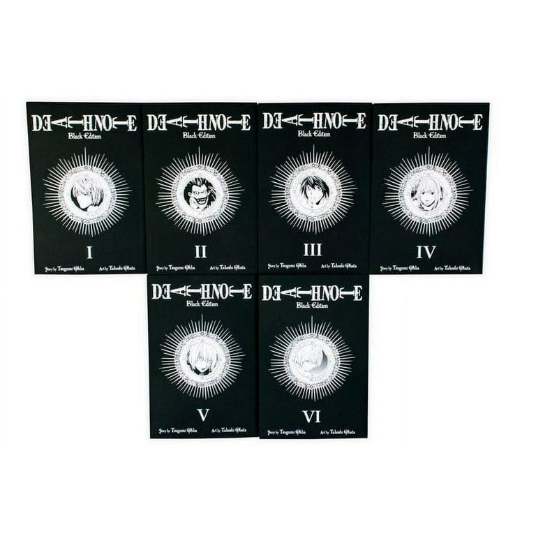 Death Note Black Edition Volume 1-6 Collection 6 Books Set Manga Tsugumi  Ohba