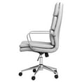 thumbnail image 5 of Coaster Ximena Upholstered Adjustable High Back Office Chair White, 5 of 5