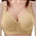 thumbnail image 2 of Purcolt Women's Full Coverage Wireless Bra, Comfort & Lift Push Up Bra with Soft Support, No Underwire Everyday T-Shirt Bralettes, 38B-44C, 2 of 3
