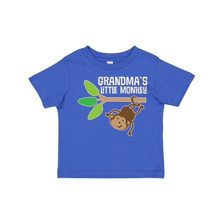 Inktastic Grandma s Little Monkey Grandchild Boys or Girls Toddler T-Shirt