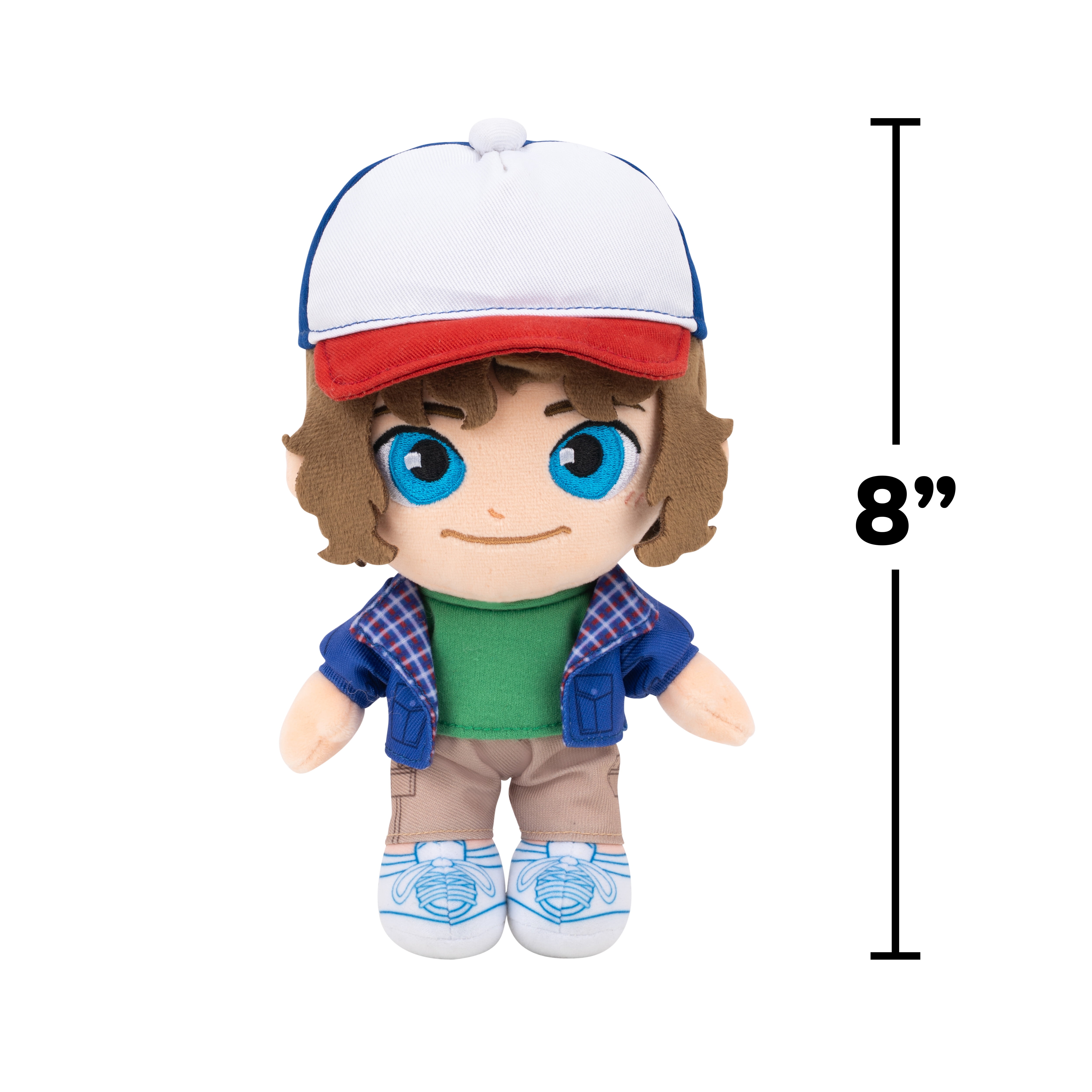 Stranger Things Dustin Henderson Plush - 8 inch Soft Plush with Special Embroidery