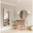 thumbnail image 2 of Merry Collection One-Light Polished Chrome and Etched Glass Transitional Style Bath Vanity Wall Light, 2 of 12