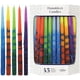 thumbnail image 1 of Velas de Janucá The Dreidel Company con rayas multicolores, 1 of 5