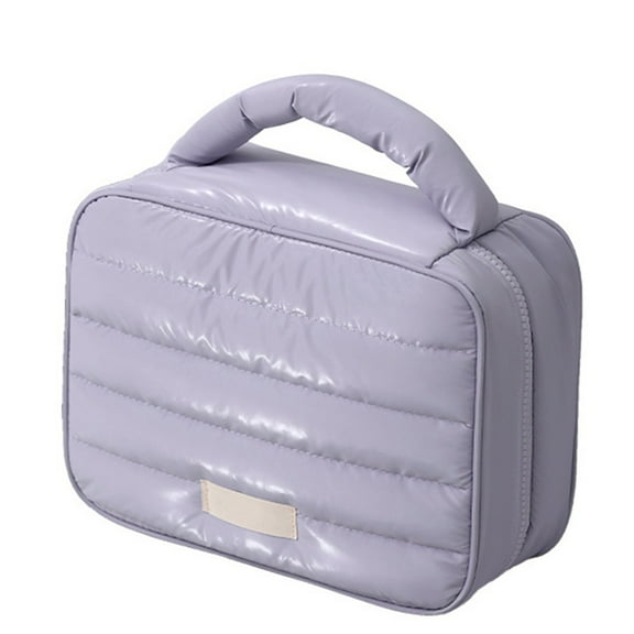 Lightweight Puffer Cosmetic Bag Large Travel Makeup Bags Storage Case For Women