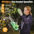 thumbnail image 6 of WORKPROX Mini Chainsaw Cordless,6 inch Handheld Electric Chain Saw with Type-C Fast Charging Battery 20V 2.0Ah,Pruning Saw for Tree Branches,Wood Cutting,Garden Gifts for Men Women, 6 of 9