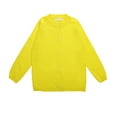 thumbnail image 5 of Toddler Sweaters Baby Boys Girls Cardigan Sweatshirt Cotton Button Up Knit Long Sleeve Jacket Fall Tops Yellow 8, 5 of 8
