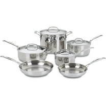 Cuisinart Chef’s Classic 10-Piece Stainless Steel Cookware Set