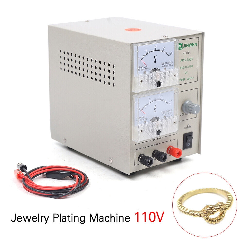 Plating Machine Gold Silver Electroplating kit Plater Jewelry Processing Tool for Jewelry, Handicrafts