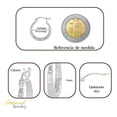 thumbnail image 2 of Arete Para Mujer Inflado De Plata Ley 925 Pulido De 15 Mm, 2 of 3