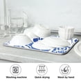 thumbnail image 4 of Iauyy Dish Drying Mat for Kitchen Counter, Super Absorbent & Hanging 16x18 / 18x24 Inch (S/M) Features Intricate Geometric Designs, 4 of 8