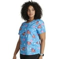 thumbnail image 6 of Tooniforms Scrubs Top For Women Rounded V-Neck TF786, 6 of 6