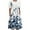 Blue, variant on under $5 JINMGG Summer Dresses 2026, Dresses for Women 2026 Women's Summer Bohemian Print Short Sleeve Beach Dress Knee Length Dress Dark Gray M
