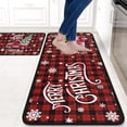 thumbnail image 2 of Floral Farmhouse Kitchen Rugs Set 2 Piece Colorful Spring/Summer Flowers Decorative Rugs for Kitchen Low-Profile Floor Mats Decorations for Home Kitchen (17"x48"+17"x24"), 2 of 6