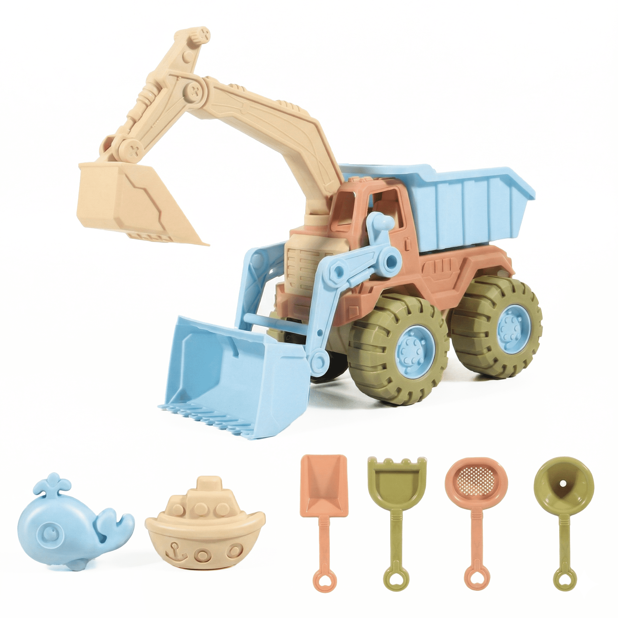 Pet Sensory Bin Sandbox Play Set - 35 Piece Kit With Moldable Sand & Pet Figures For Kids 3-8